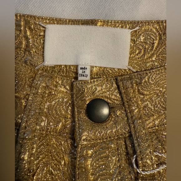 Maison Martin Margiela cotton-silk metallic brocade pants ( SS19 Runway) - Picture 9 of 17